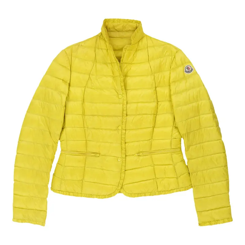 Liza Moncler Puffer - Medium Yellow Polyamide | Size: medium