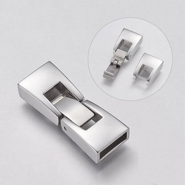 Non-Tarnish 304 Stainless Steel Snap Lock Clasps
