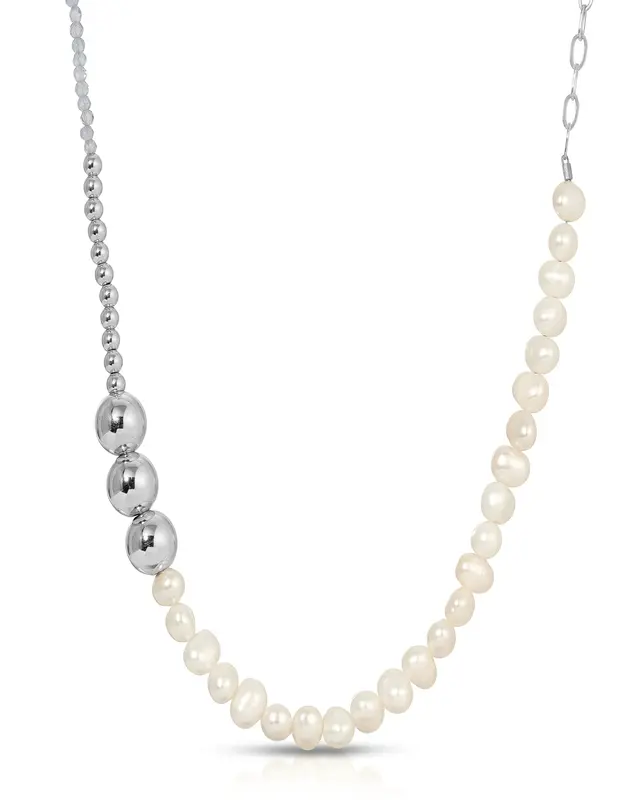 Kloss Necklace | Metal Color: Silver | Gemstone: Tanzanite