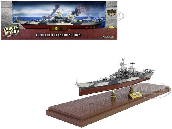 USS Missouri (BB-63) Iowa-class Battleship Battle of Okinawa (1945) United States Navy (Full Hull Edition) Battleship Ser...