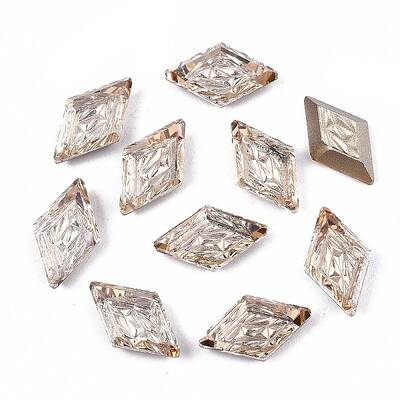 Textured K9 Glass Cabochons
