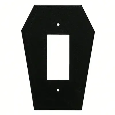 Coffin Light Switch Cover, Single Rocker Switch Plate for Home Decor, Creative Switch Cover