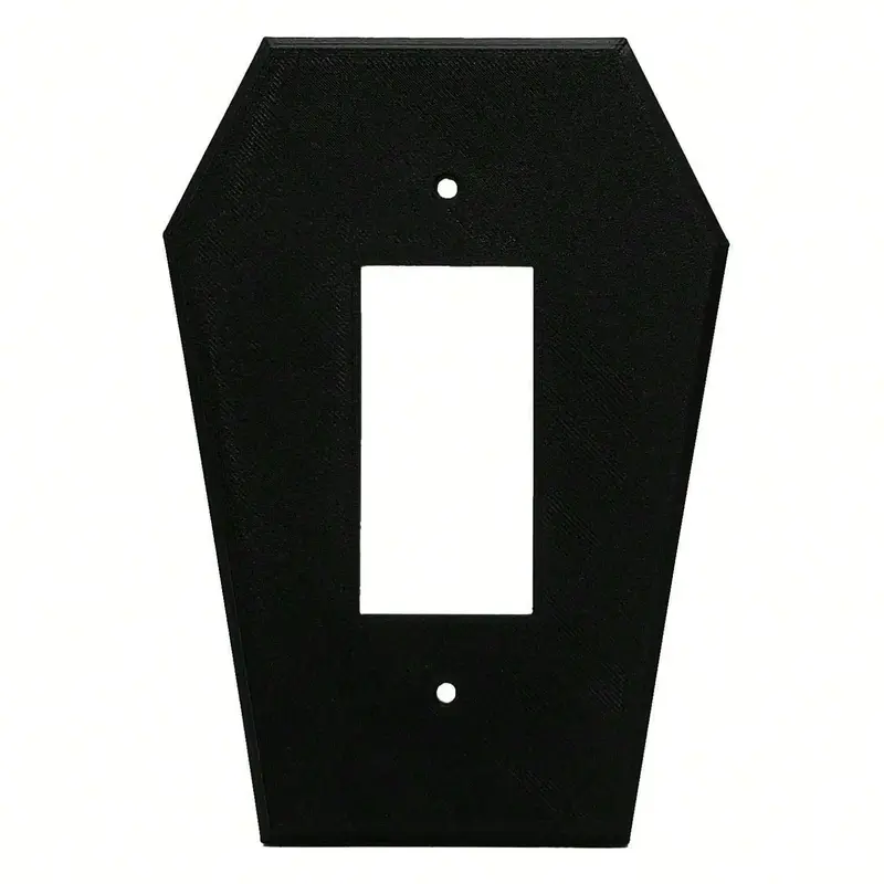 Coffin Light Switch Cover, Single Rocker Switch Plate for Home Decor, Creative Switch Cover
