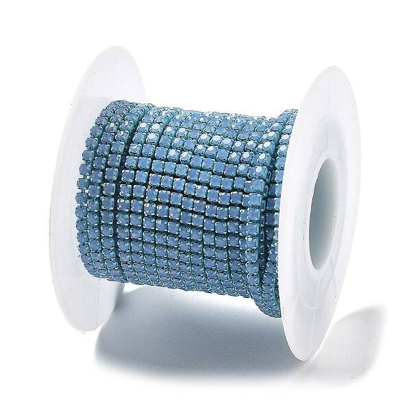 Iron Rhinestone Glass Cup Chain