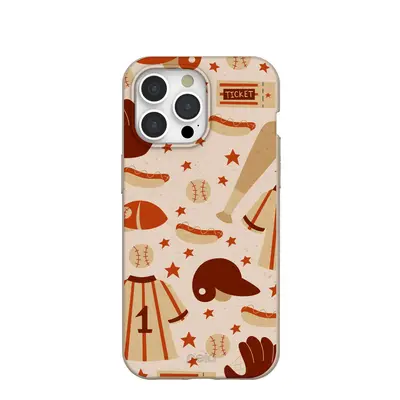Seashell Sunday Baseball iPhone 15 Pro Max Case