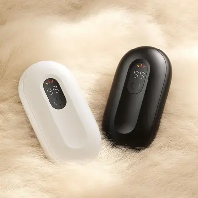 COLDSKY Portable Hand Warmer, Rechargeable Hand Warmers with Digital Display, Pocket Size Hand Warmer for Outdoor Camping, Tr...