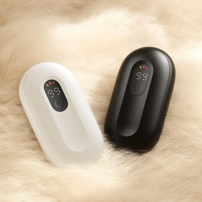 COLDSKY Portable Hand Warmer, Rechargeable Hand Warmers with Digital Display, Pocket Size Hand Warmer for Outdoor Camping, Tr...