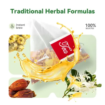 Chicory 2 and Gardenia Honeysuckle Liquorice Herbal Tea Ready to Eat Convenient | Orange Peel & Chrysanthemum – Cool Relief...