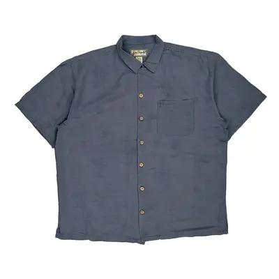 Big Dogs Shirt - Large Grey Silk