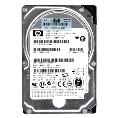 460850R-001 HP 72GB 3Gb/s SAS 10000 2.5-inch Hard Drive