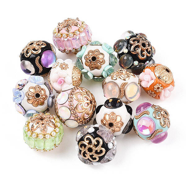 Handmade Indonesia Alloy Beads