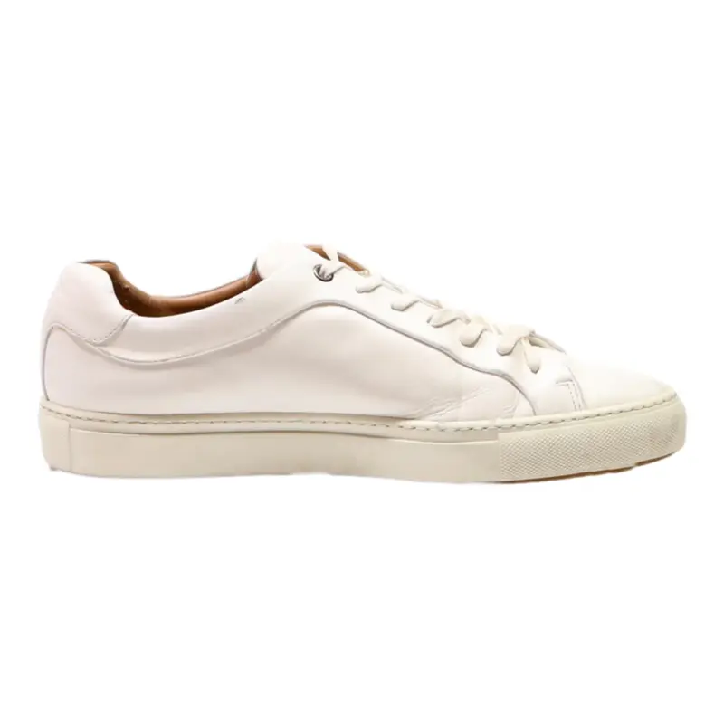 BOSS Sneaker Trainers White Leather Mens UK 9