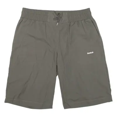REEBOK Mens Casual Shorts Green M W30