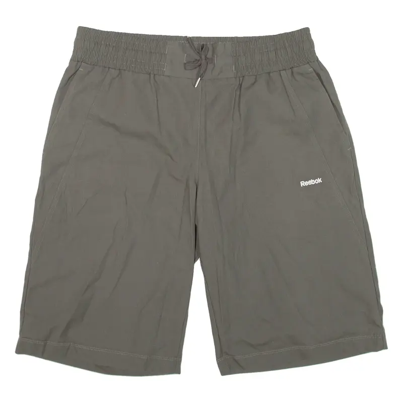 REEBOK Mens Casual Shorts Green M W30