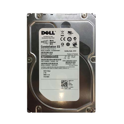 R755K Dell 2TB 6Gb/s SAS 7200 3.5-Inch Hard Drive