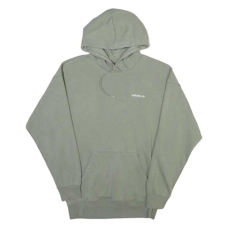 ADIDAS ORIGINALS Womens Green Hoodie M