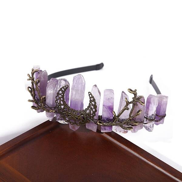 Moon Branch Metal Crown Hair Bands