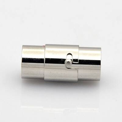 Tarnish Resistant Column 304 Stainless Steel Locking Tube Magnetic Clasps