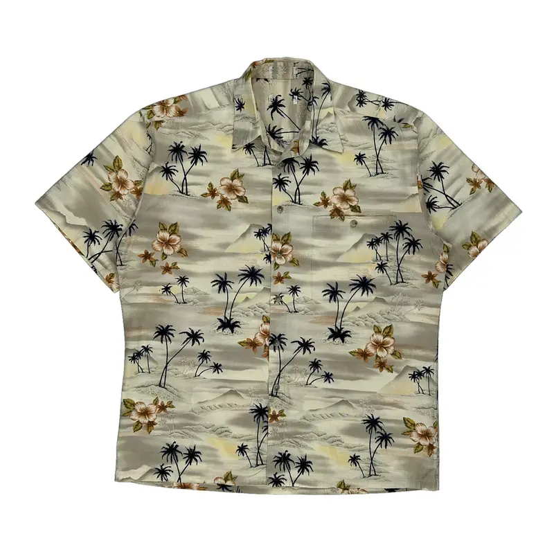 Unbranded Hawaiian Shirt - XL Multicoloured Cotton