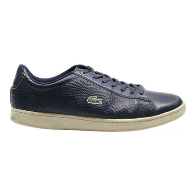 LACOSTE Sneaker Trainers Blue Leather Mens UK 10.5