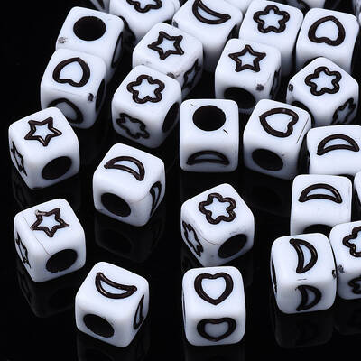 Opaque Acrylic Beads