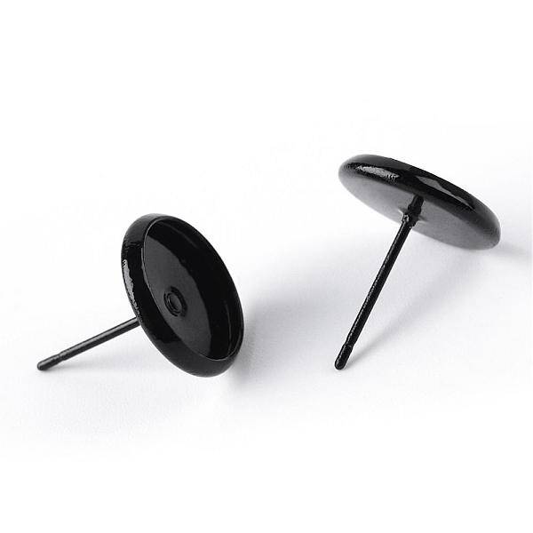 Spray Painted Brass Stud Earring Settings