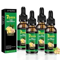 JAYSUING 7-Day Nail Fungus Treatment Ginger Foot Spray & Nail Fungus Serum - Nail Strengthener Oil with Cosmetic Nourishing E...