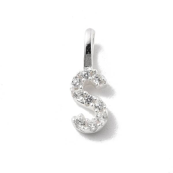 925 Sterling Silver with Cubic Zirconia Charms