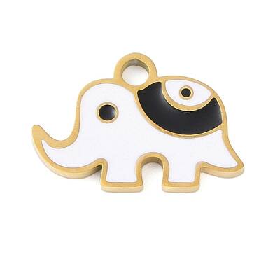 Ion Plating(IP) 304 Stainless Steel Enamel Charms