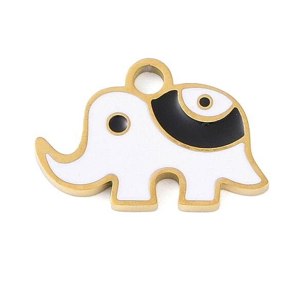 Ion Plating(IP) 304 Stainless Steel Enamel Charms