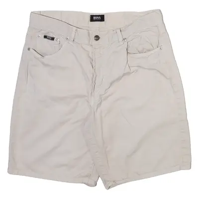 BOSS Mens Casual Shorts Beige Relaxed M W32