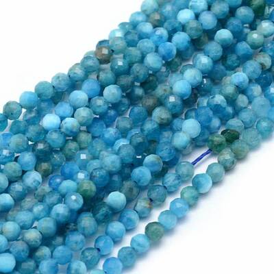 Natural Apatite Beads Strands