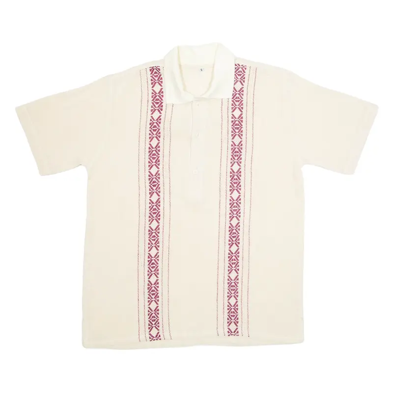 Mens Polo Shirt Cream L