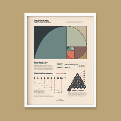 Golden Ratio Chart Print