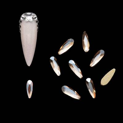 Flat Back Glass Rhinestone Cabochons