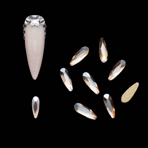 Flat Back Glass Rhinestone Cabochons