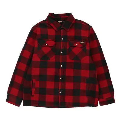 Dickies Overshirt - Large Red Polyester Blend