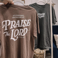 Comfort Colors Let Every Breath Praise The Lord Tshirt, Christian apparel Shirt, Faith Based Christian,Trendy Shirts,Unisex S...