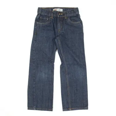 LEVI'S 505 Jeans Blue Denim Regular Straight Boys W21 L21