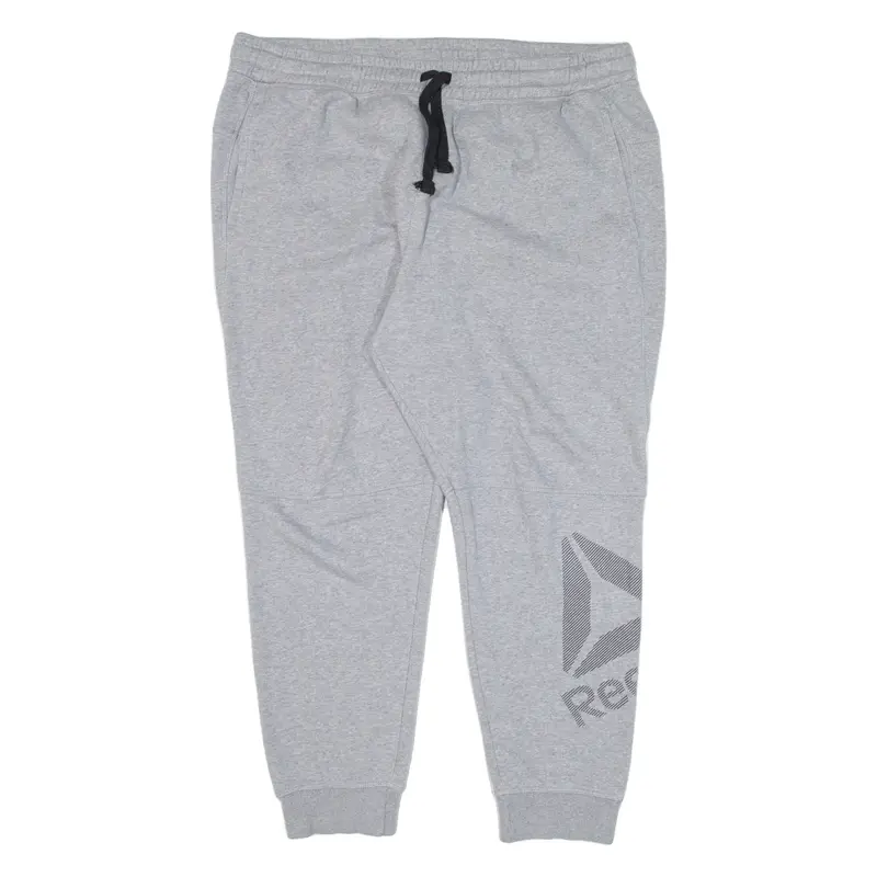REEBOK Womens Joggers Grey Tapered 2XL W38 L26