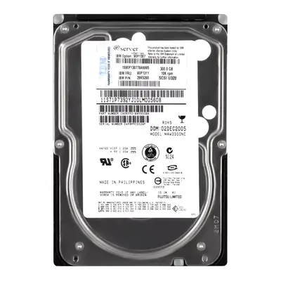 90P1311 IBM 300GB Ultra-320 SCSI 10000 3.5-inch Hard Drive