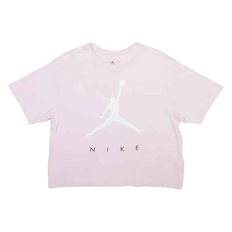 AIR JORDAN Girls T-Shirt Pink Crew Neck XL