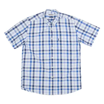 BARBOUR Regular Fit Mens Shirt Blue Gingham M