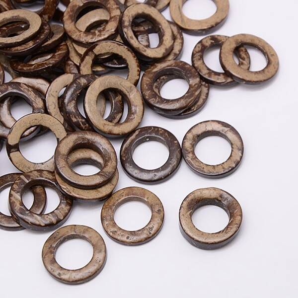 Wood Jewelry Findings Coconut Linking Rings