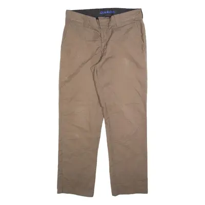 DICKIES Mens Trousers Grey Slim Tapered W32 L30