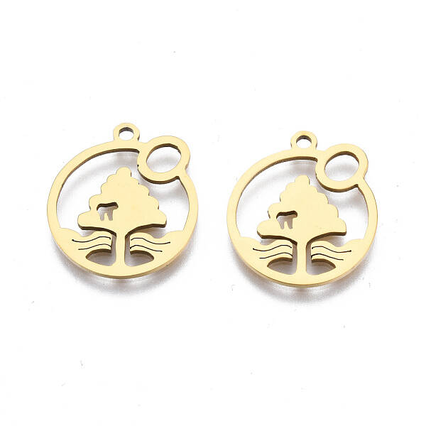 Ion Plating(IP) 201 Stainless Steel Pendants