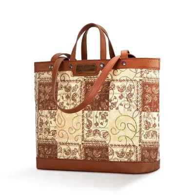 Wrangler [Live] Bling Rhinestone Tote Bag Large Capacity Handbag