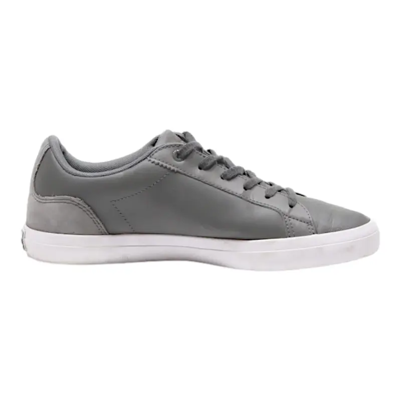 LACOSTE Sneaker Trainers Grey Leather Womens UK 5