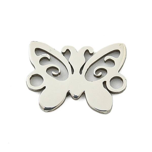 Non-Tarnish 201 Stainless Steel Connector Charms