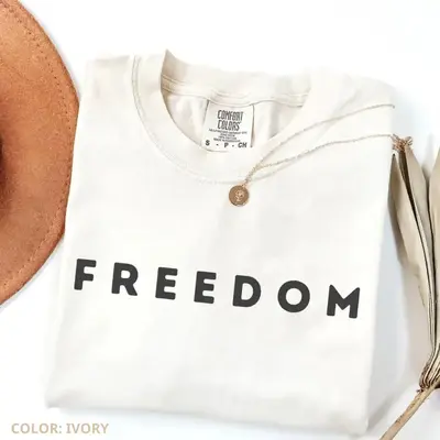 Comfort ColorsFreedom Charlje Kjrk T-Shirt, Faith-Based Unisex Tee, Activist Awareness Shirt, Human Rights Support Top, Short...
